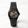 Tommmy Hilfige_r Skeleton Automatic Full Black-Red