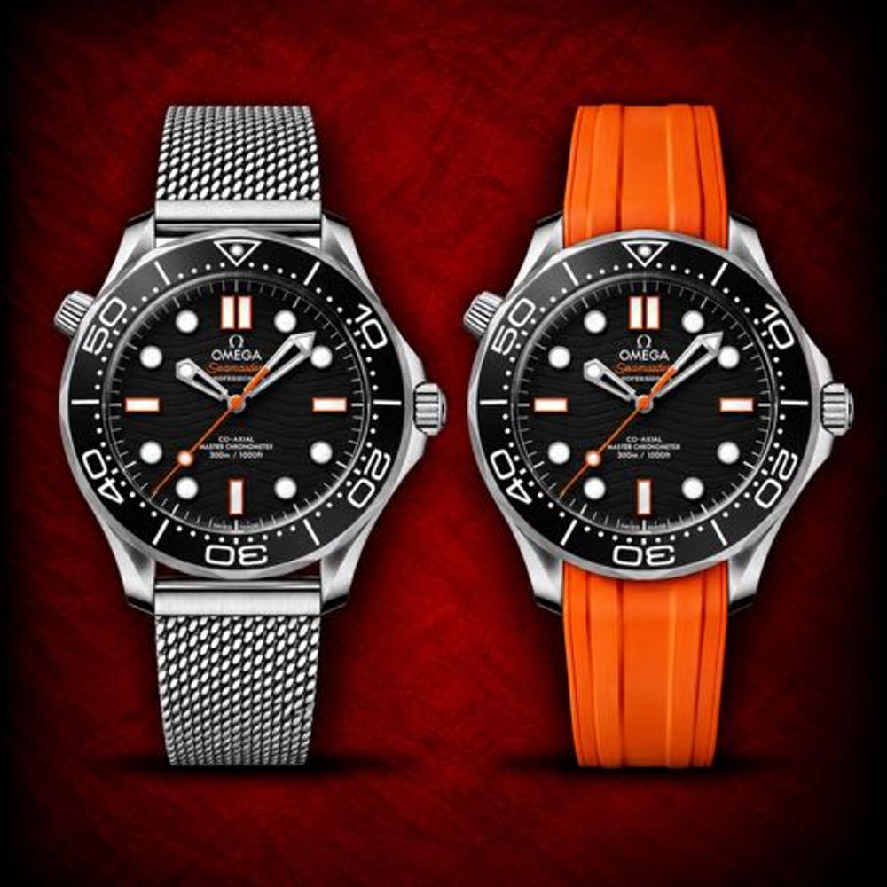 Omegha Seamaster Diver 300M Dual Strap