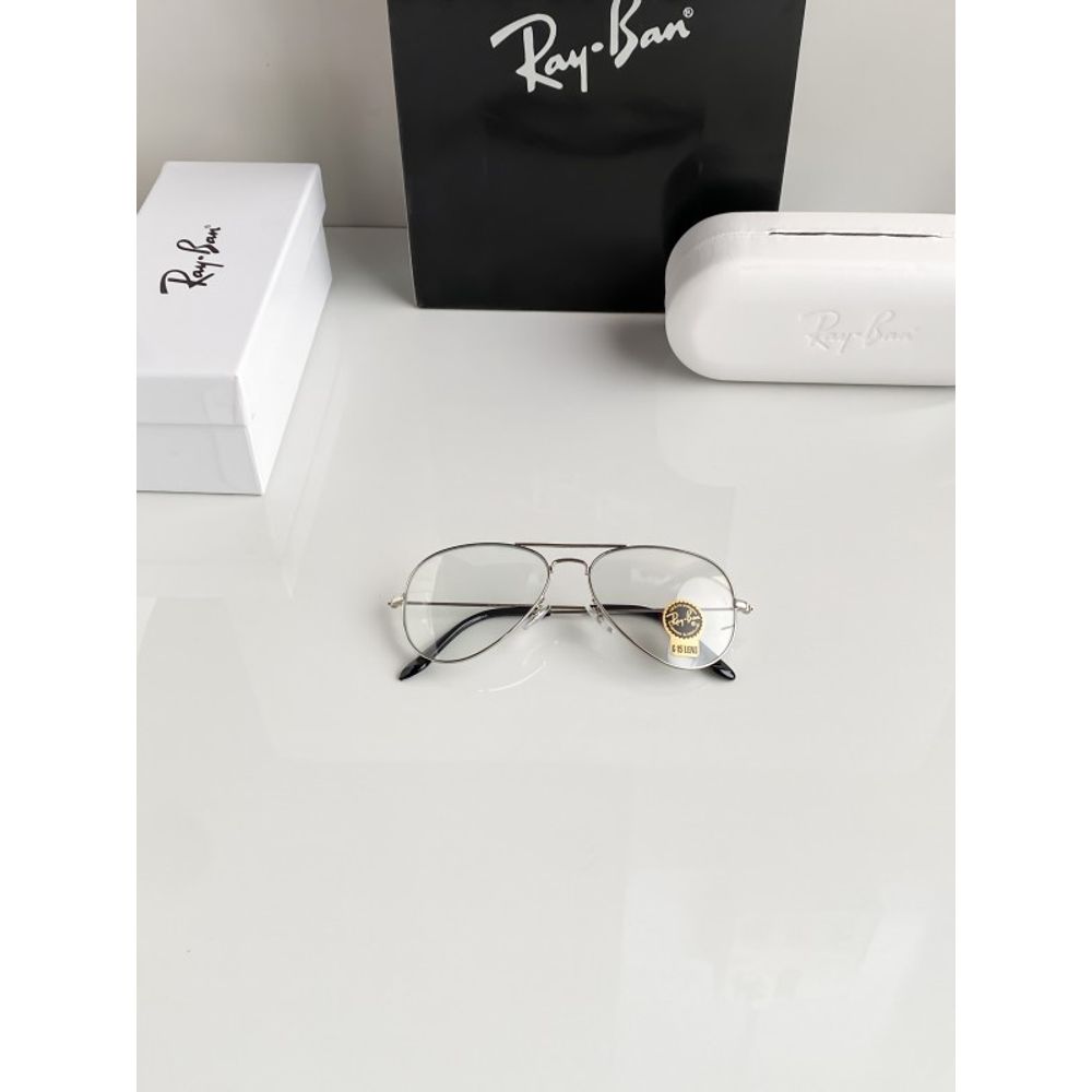 Rey ban silver frame