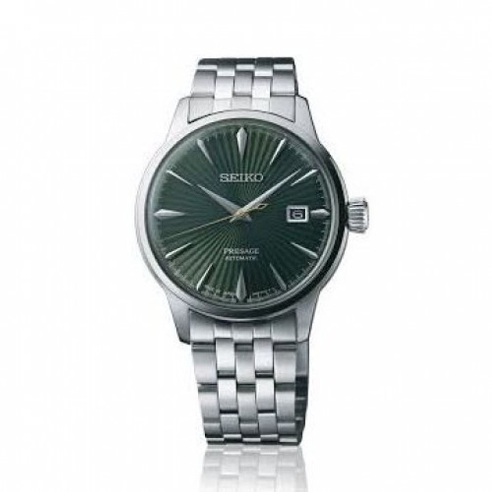 Seiko Presage Silver Green