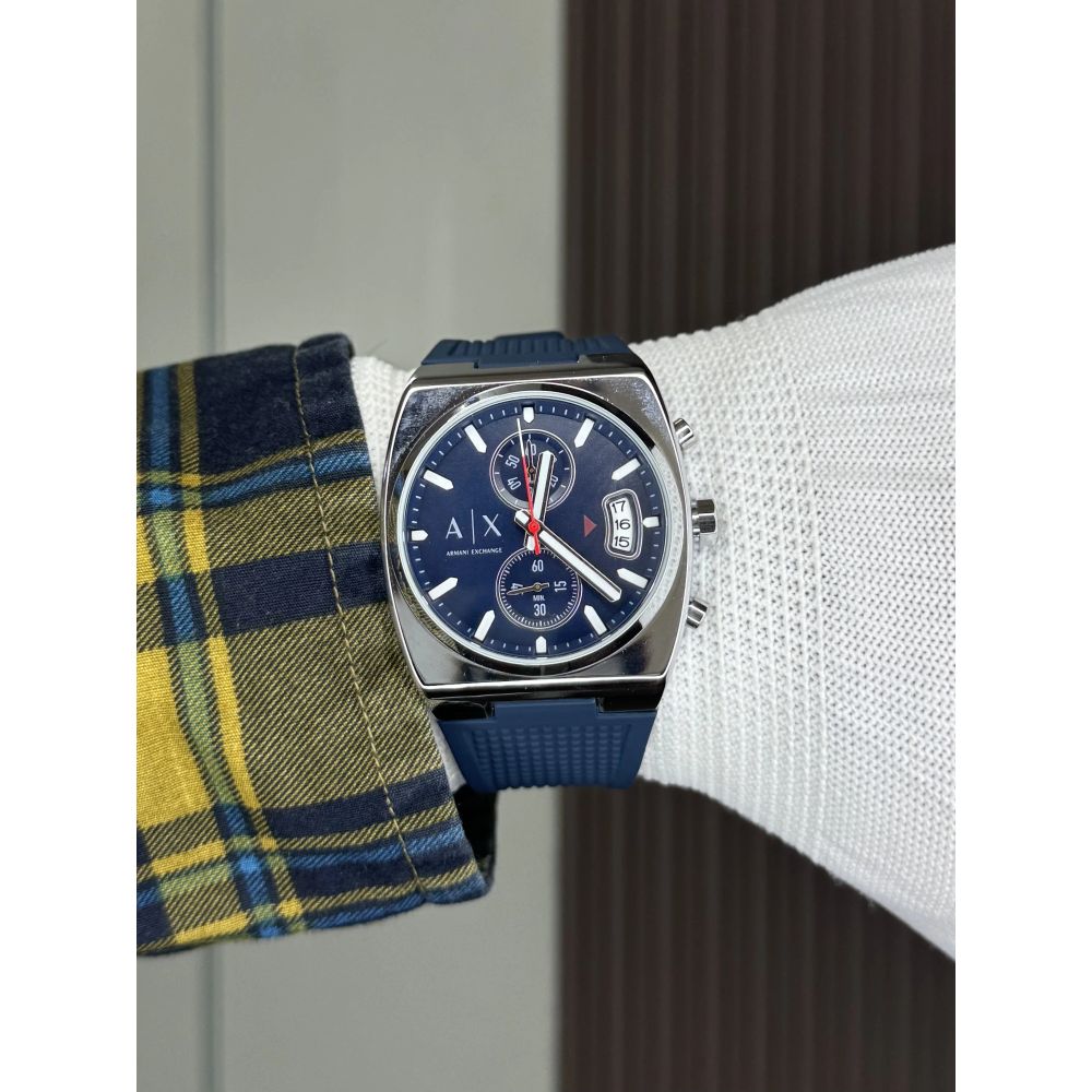 Arman i Exchange Oliver Silver Blue Premium Chronograph Wat