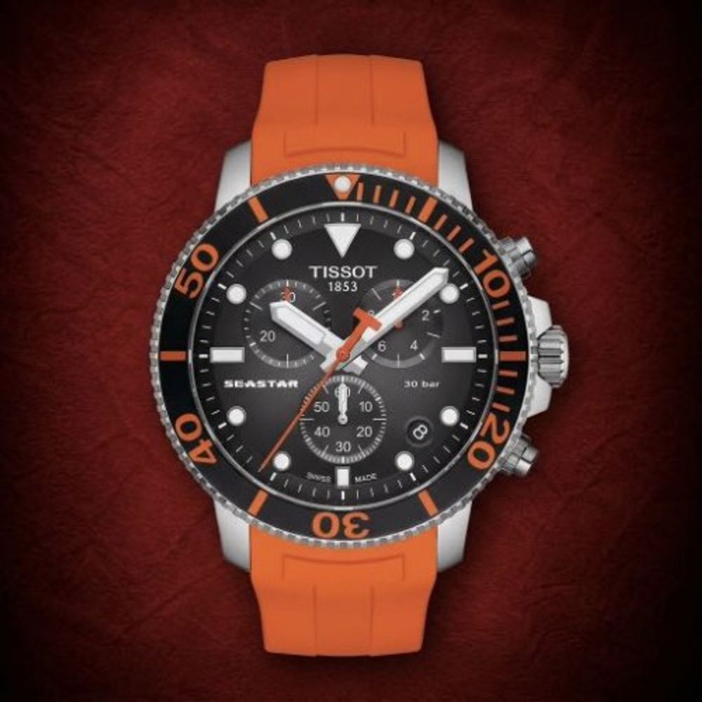 Authentic Grade Tisot Seastar 1000 Swiss Quartz Chronograph
