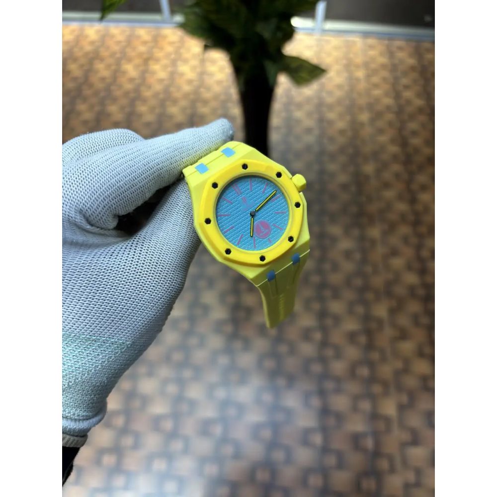 AP X SWATCH ROYAL POP WITH BOX AND SILICON STRAP
