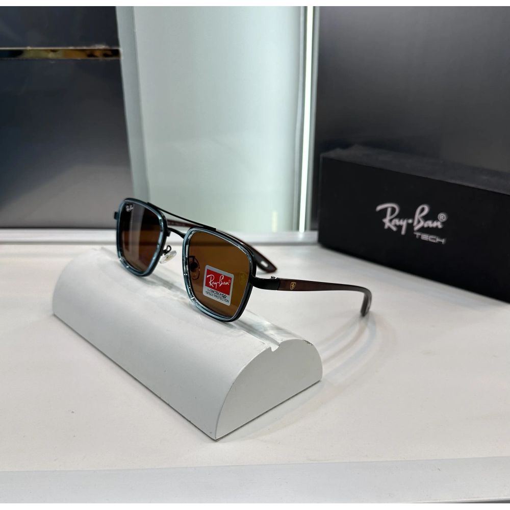 Ray Ban Blue Brown Premium Shades 06