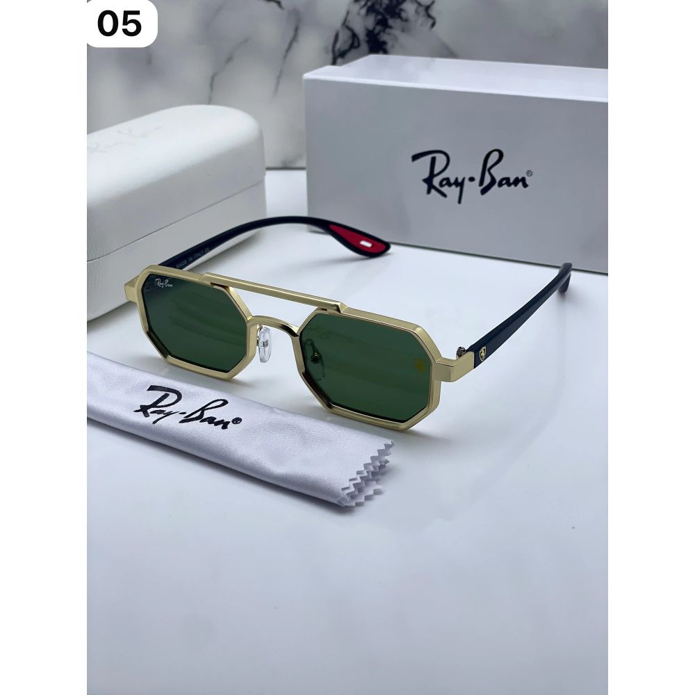 Rayban 05 Gold green