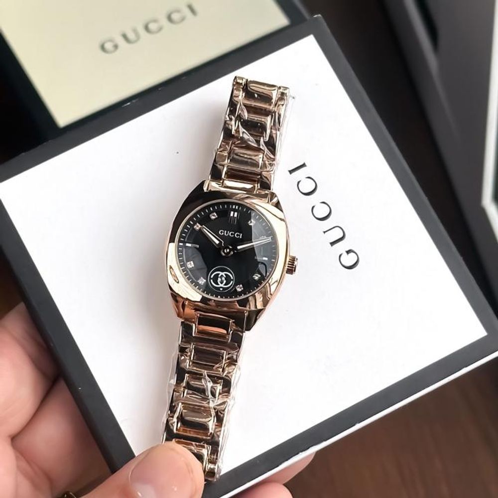 GUCHI_ LADIES ROSE BLACK