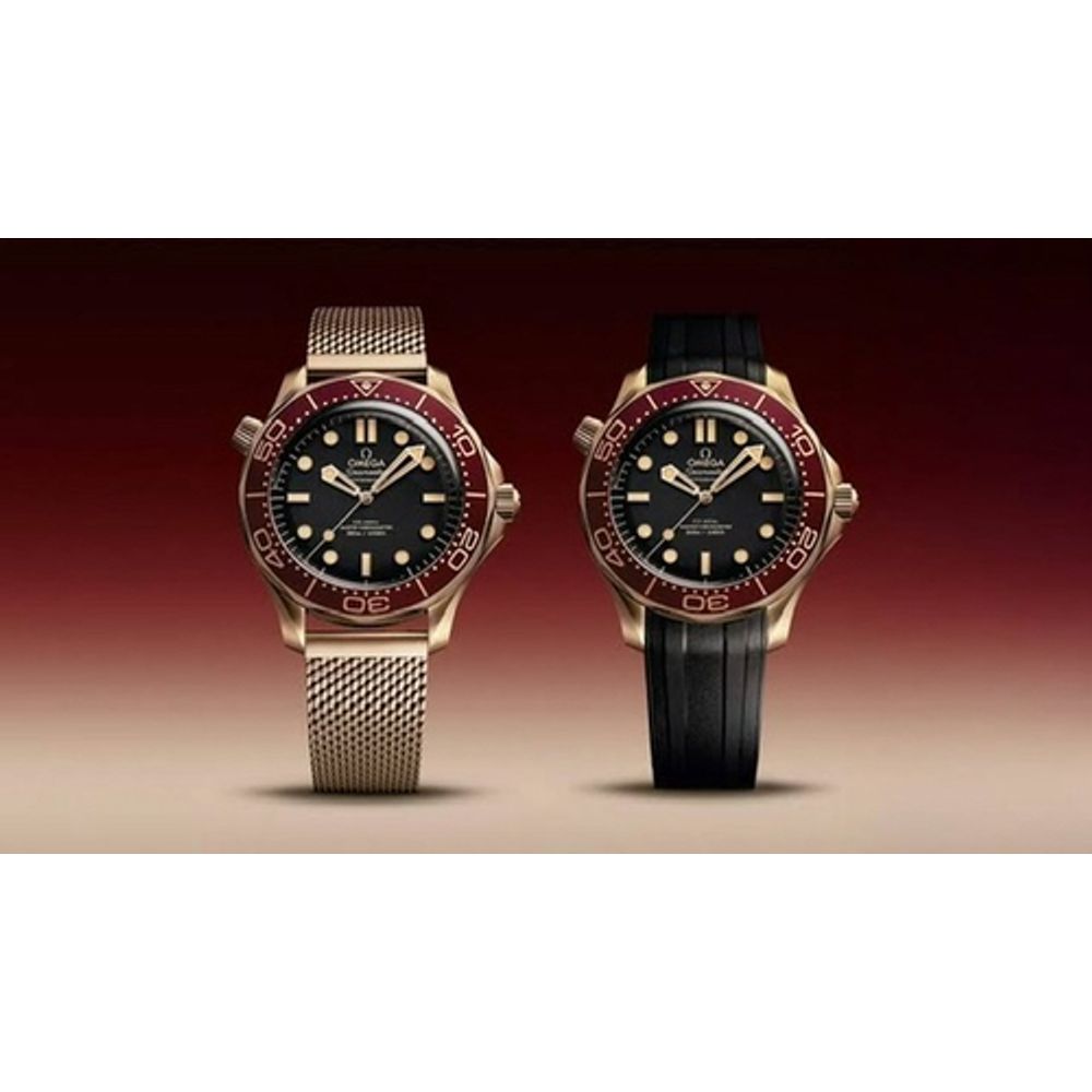 Omegha Seamaster 300m Diver New Bronze Gold