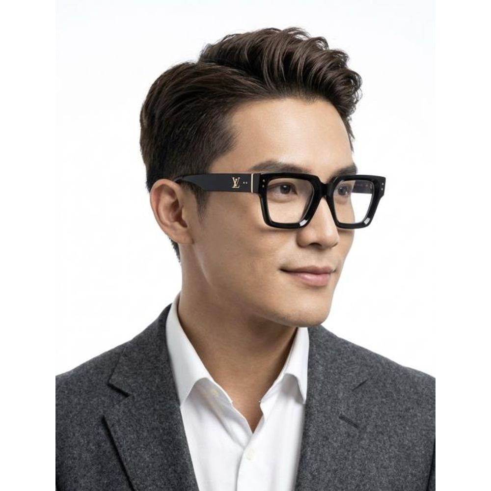 Loui Vuitton 8263 Black Frame