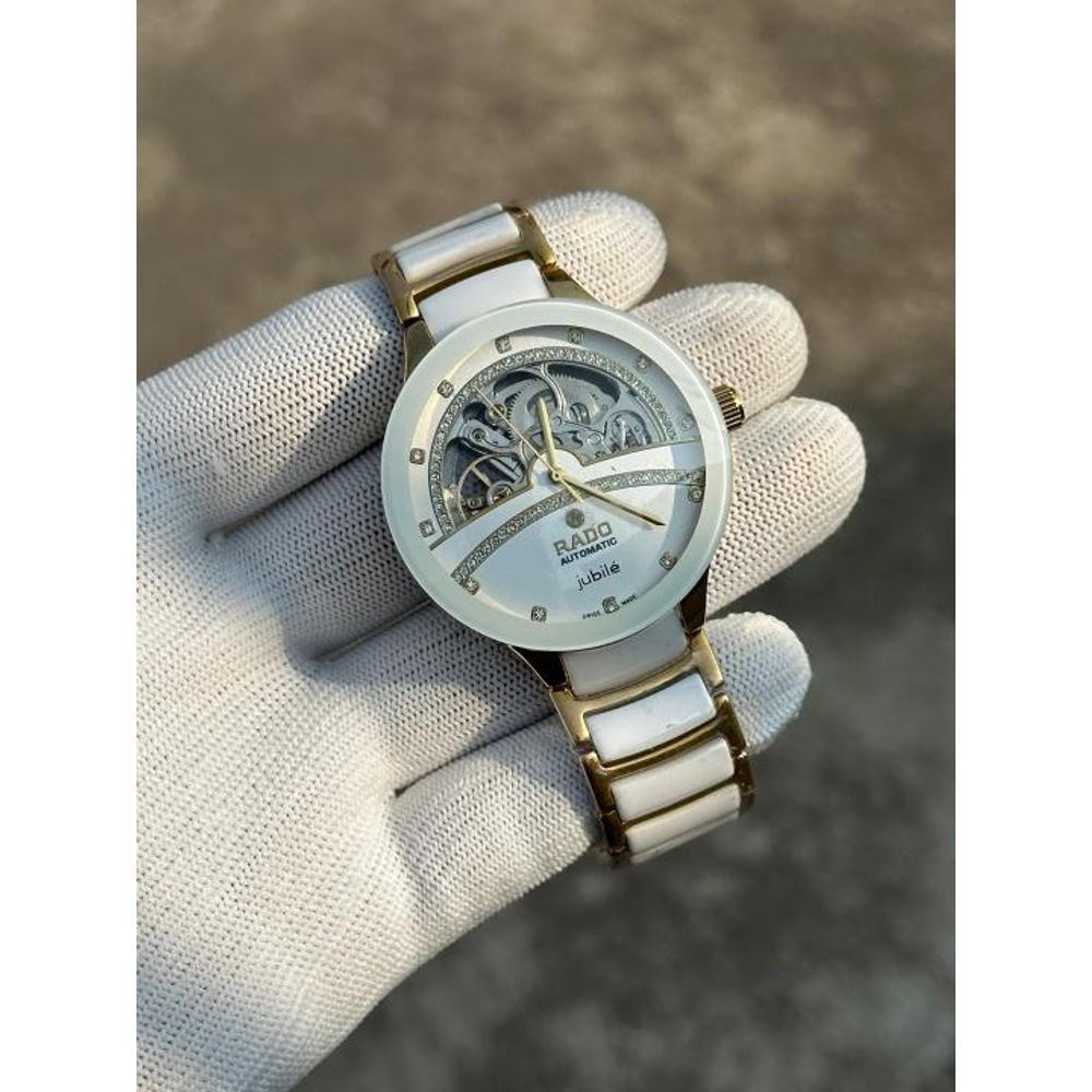 Raado Centrix Automatic Open Heart Japan White Gold