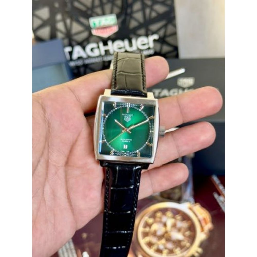 Tag Huer Monaco Black Green Automatic