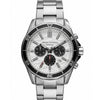 Armaani Exchange 100 Meters Silver White Dial
