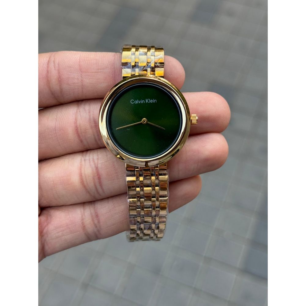 Calvin Klei n Slim Women s Gold Green