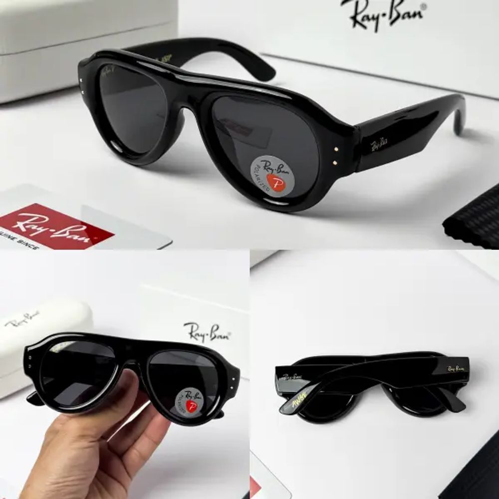 REY BAN BLACK PUFFER 4925-64