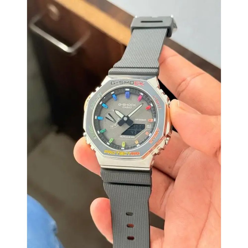 Gshock 2100 Rainbow Steel