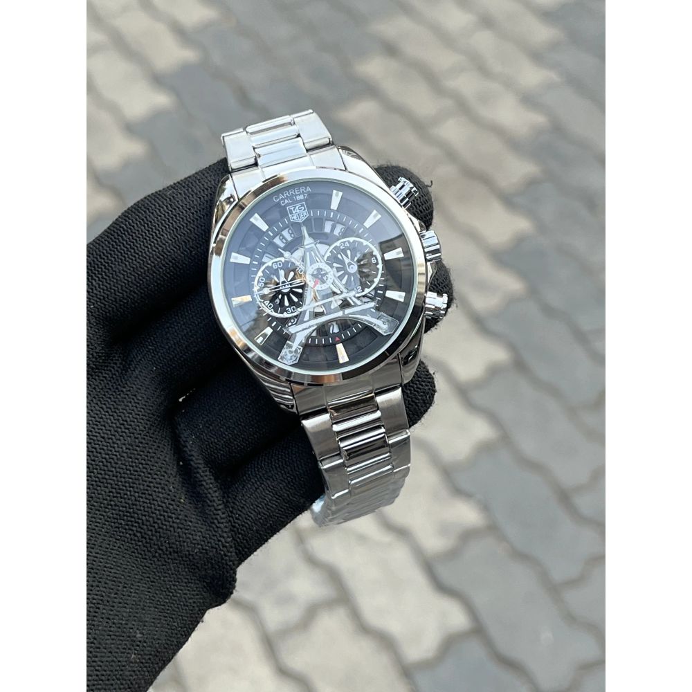 Tag Hueuer Eiffel Tower Silver Black