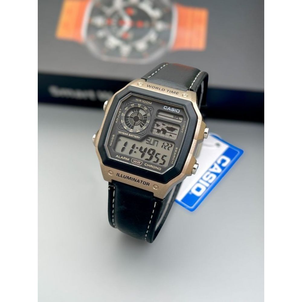 Casio AE 1200 Illuminator metal body og matt finish quality