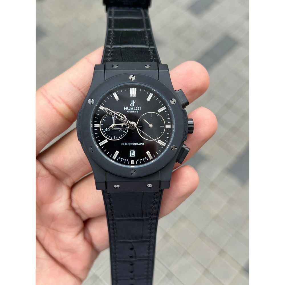Hublo t Big Bang Full Black Leather