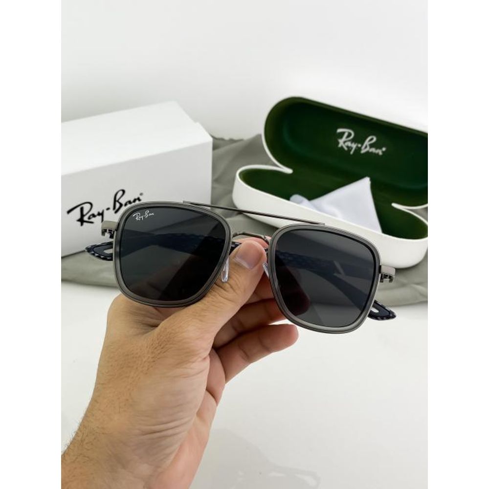 REY BAN GREY BLACK 3607_56