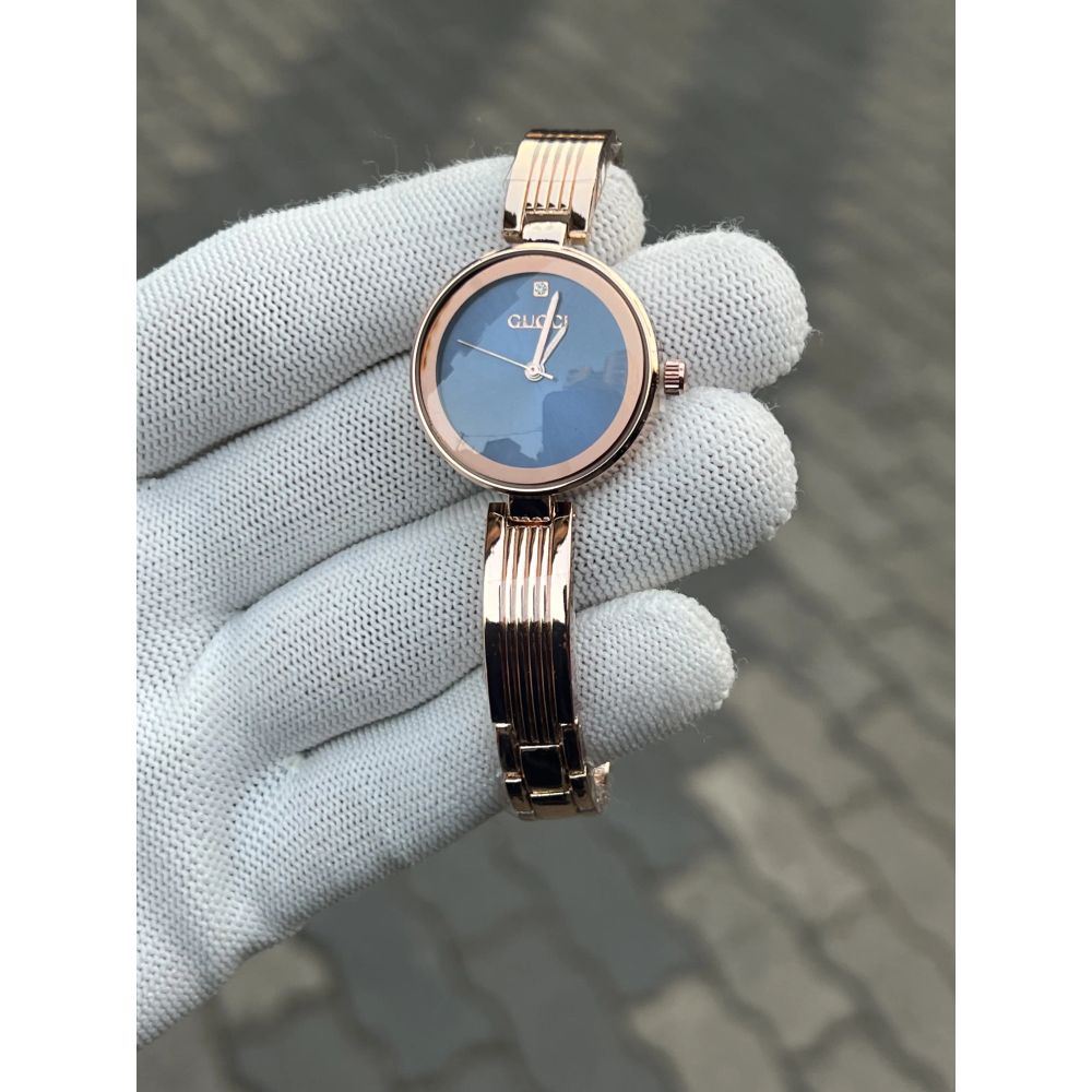 Gucc_i Rose Gold Blue