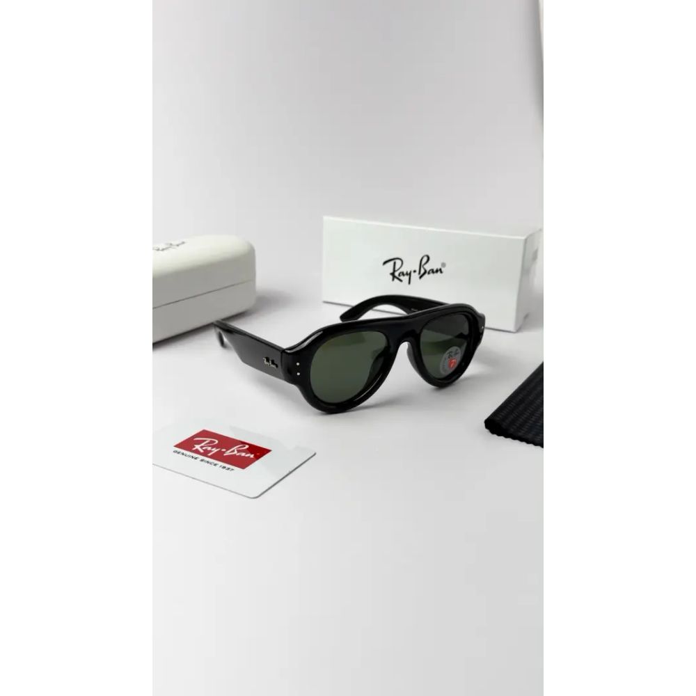 REY BAN BLACK GREEN 4925-52