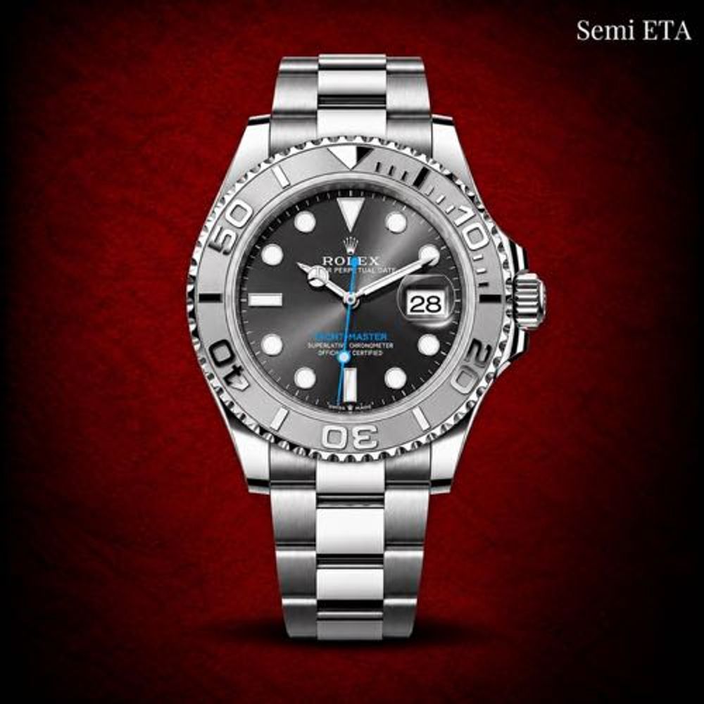 Rollex Yachtmaster Oyster Steel Grey Dial