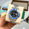 Semi ETA Rollex Submariner Oystersteel Blue Bezel Black Dial