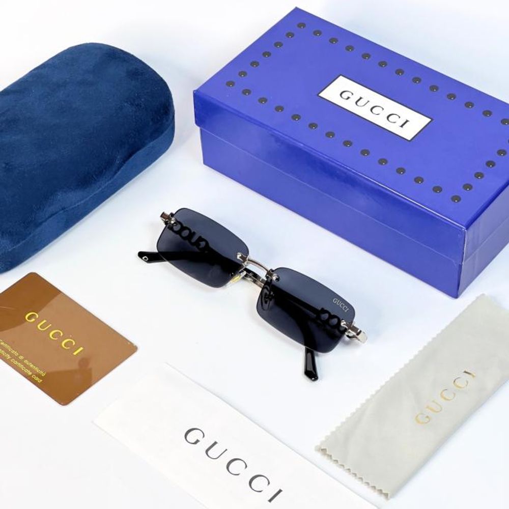 Gucc 59011 silver black
