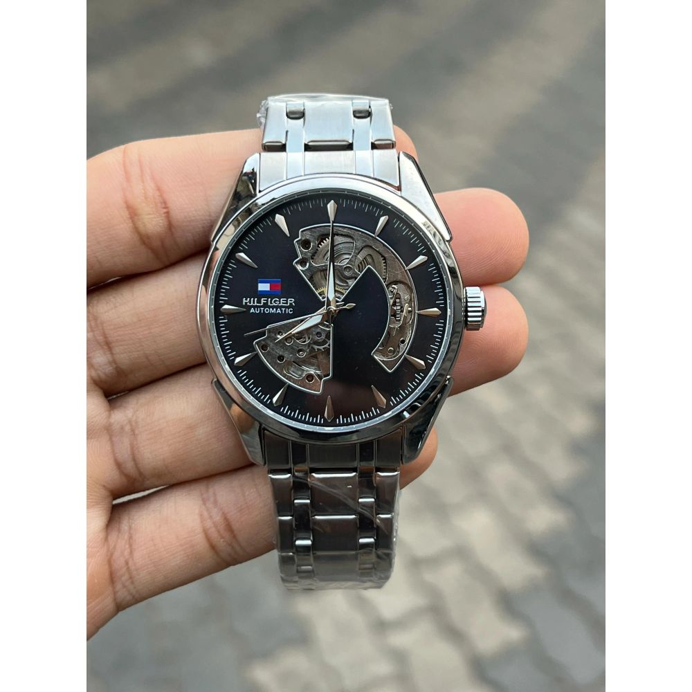 Tommy Hilfiger Automatic Silver Black