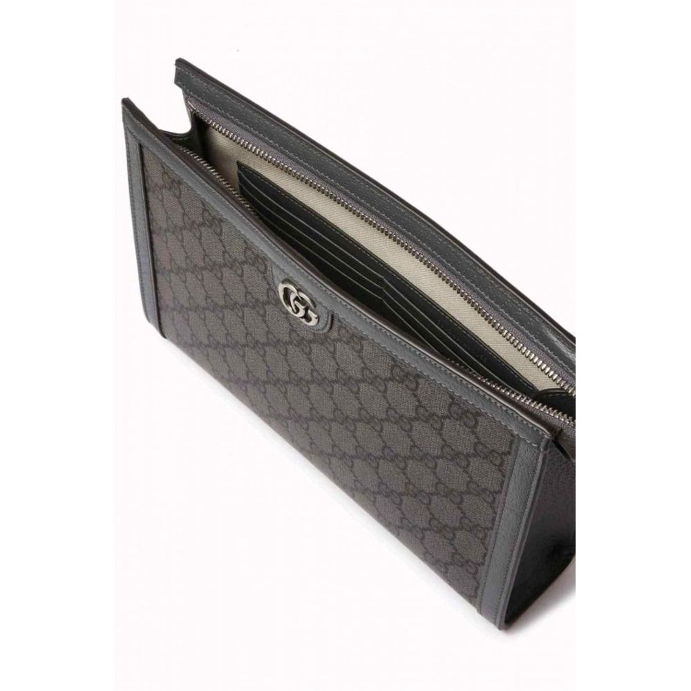 GUUCCI MENS TOILETRY MESSENGER POUCH WITH OGBOX DUSTCOVER CARD