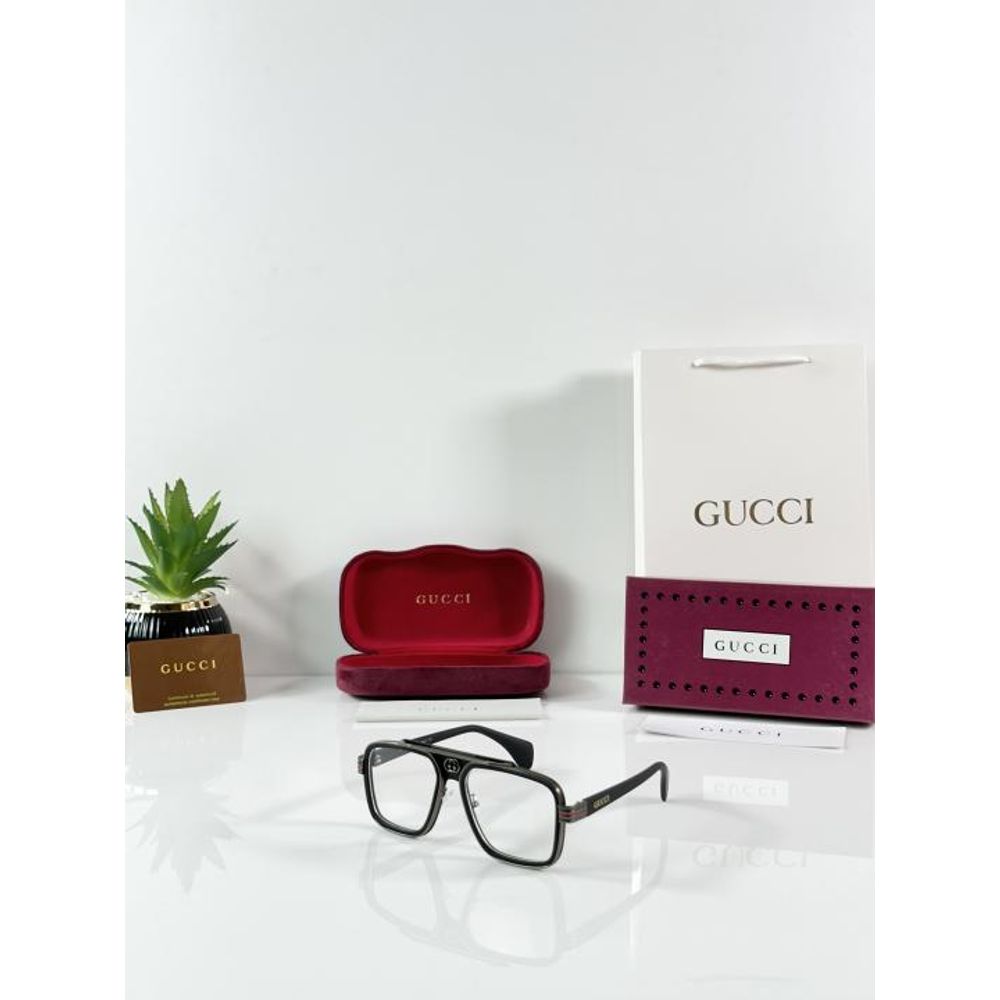 Guchi 1295 Gun Black Frame