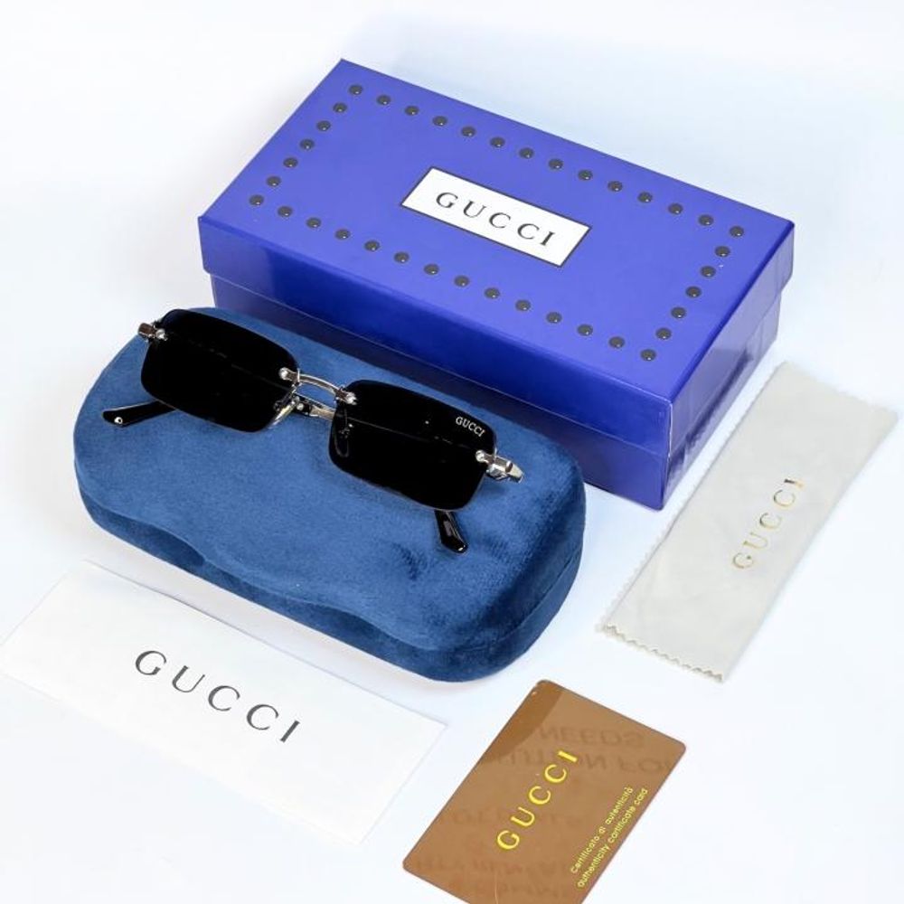 Gucc 59011 silver black