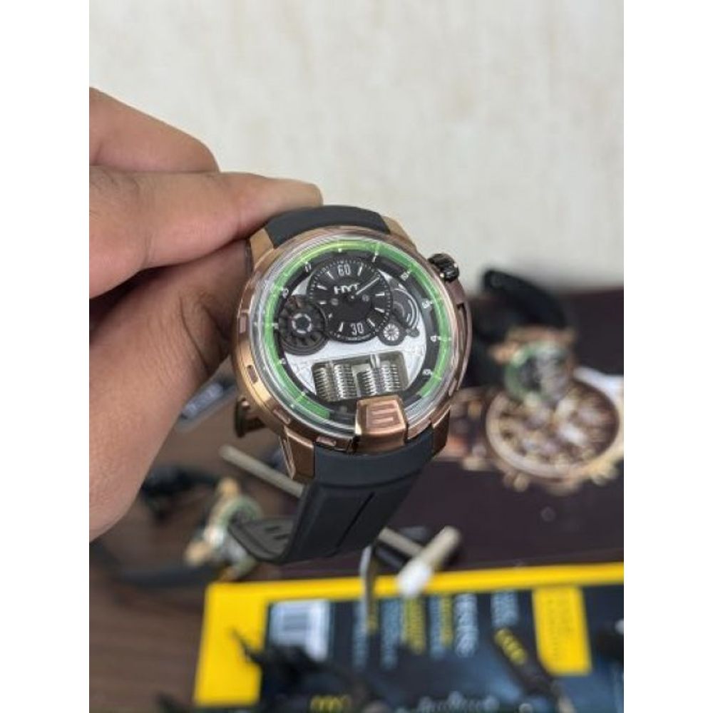 HYT H1 Black Rose Gold Green FIX (NO RETURN)