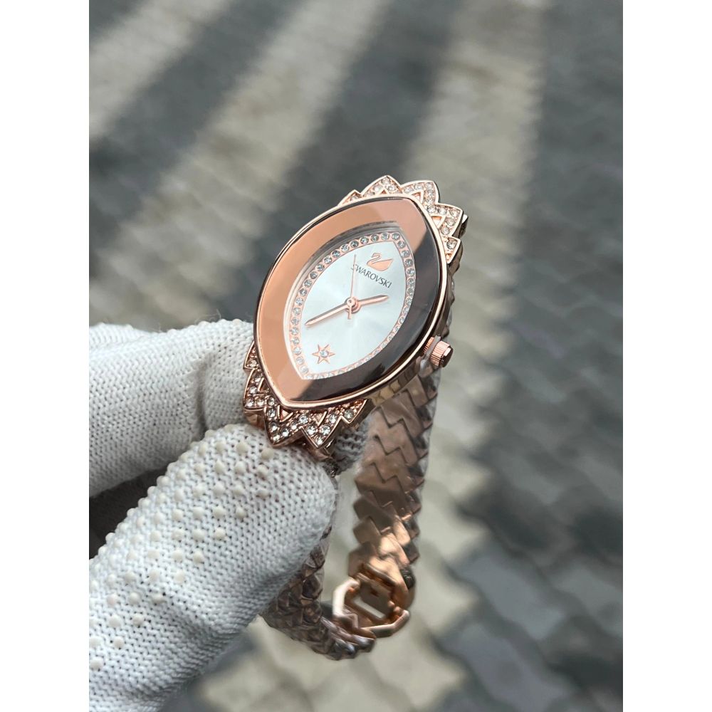 Swarovski Rose Gold White