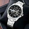 ARRWA%! EXCHAGE HAMPTON AUTOMATIC SILVER BLACK AT455