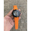 Seiko 5 Skelton orange black