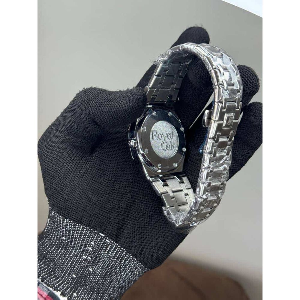 Audemars Pigue t Royal Oak Silver Blue Dial Quartz Watch