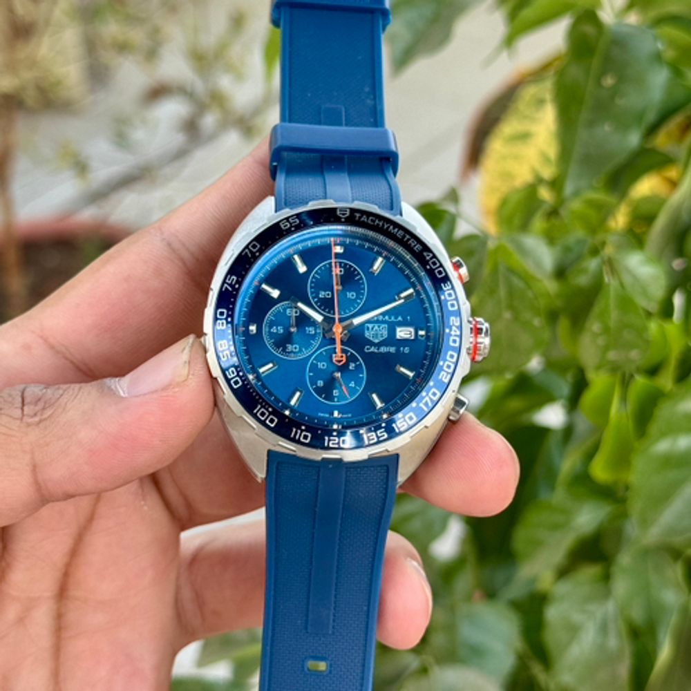 Tag Huer Formula Blue Silicon (FIX)