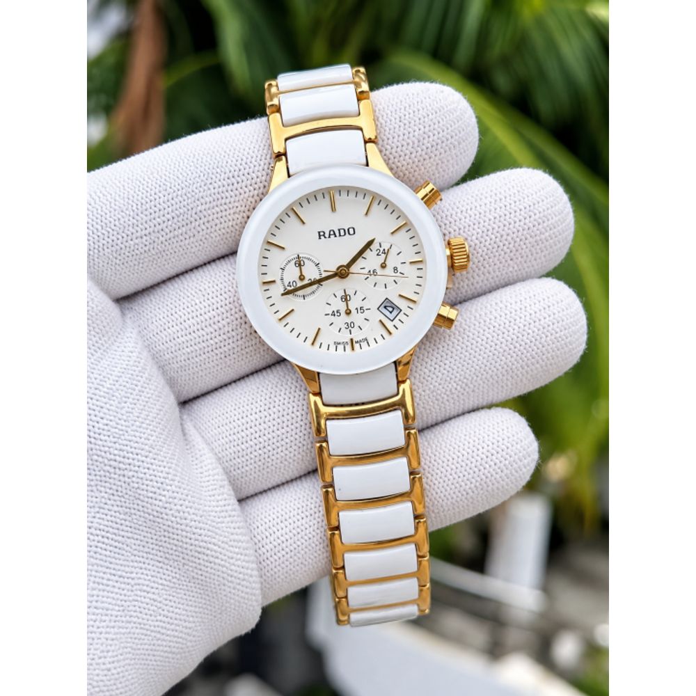 Raado Centrix Chronograph Women Gold White AT466