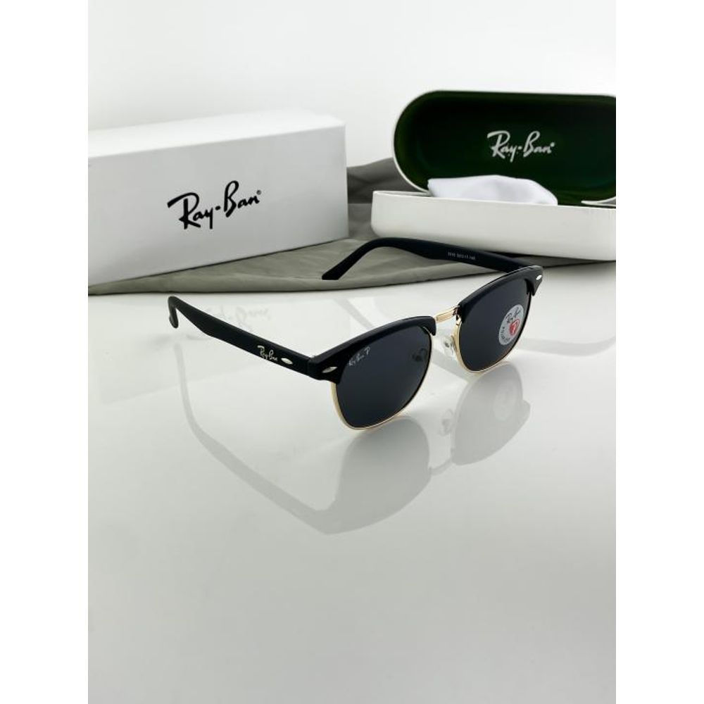 RAYBA GOLD BLACK CLUB MASTER 3016p