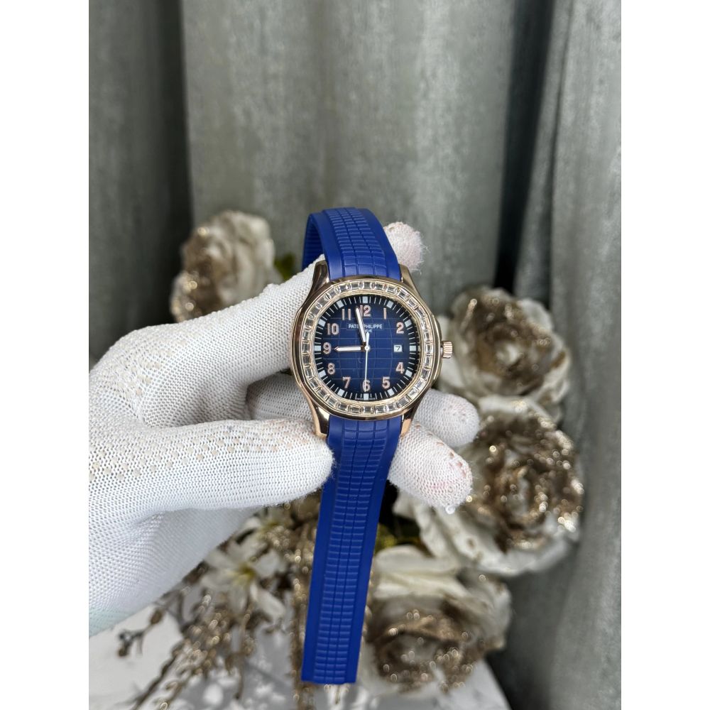 Patek Aquanaut Copper Blue Diamond Premium Watch