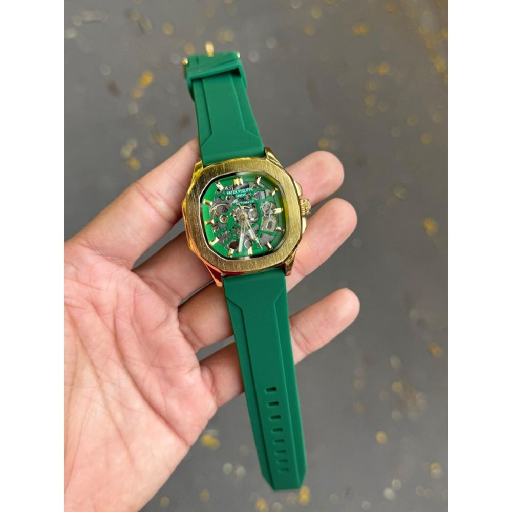 Patek Phillep e Skeleton Automatic Silicone