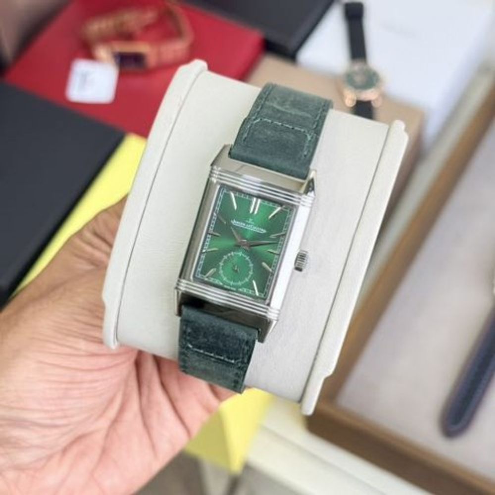 Jaegar-Le Coultre Reverso Stainless Steel Green