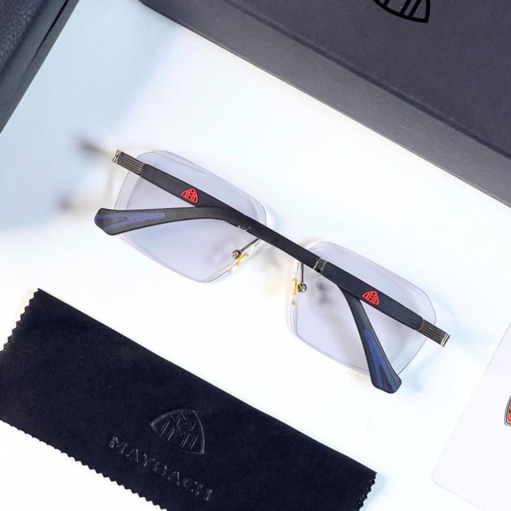 Maybac 293 silver black plano
