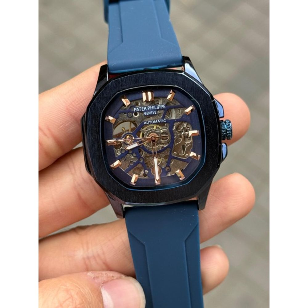 Patek Phillep e Skeleton Automatic Silicone
