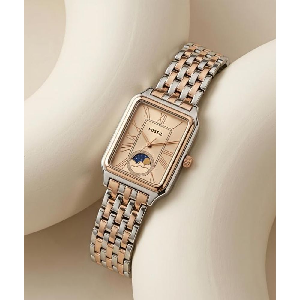 Fossii_l Raquel Sun Moon 2Ton Rose-Gold Pink