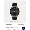 Movado Bold Fusion Black Rose Gold Authentic Store Quality