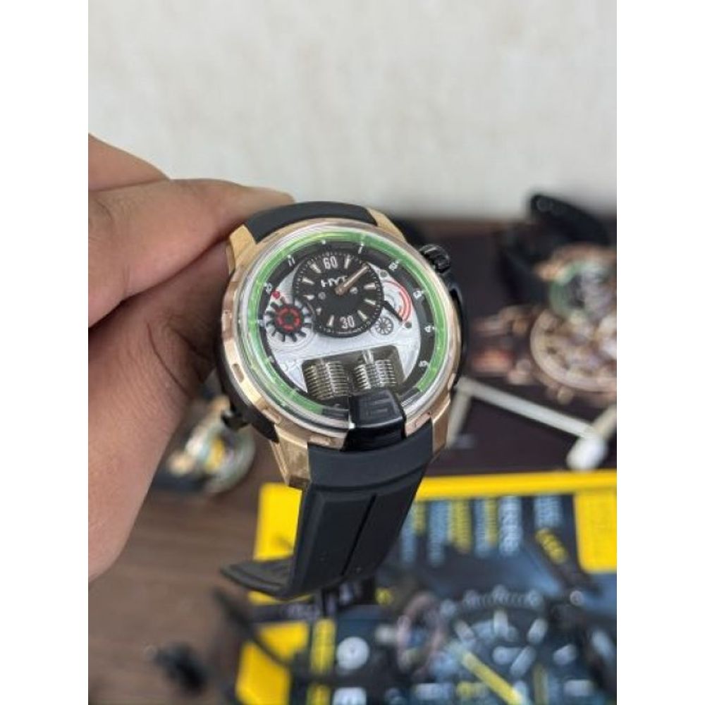 HYT H1 Black Rose Gold Green FIX (No RETURN)