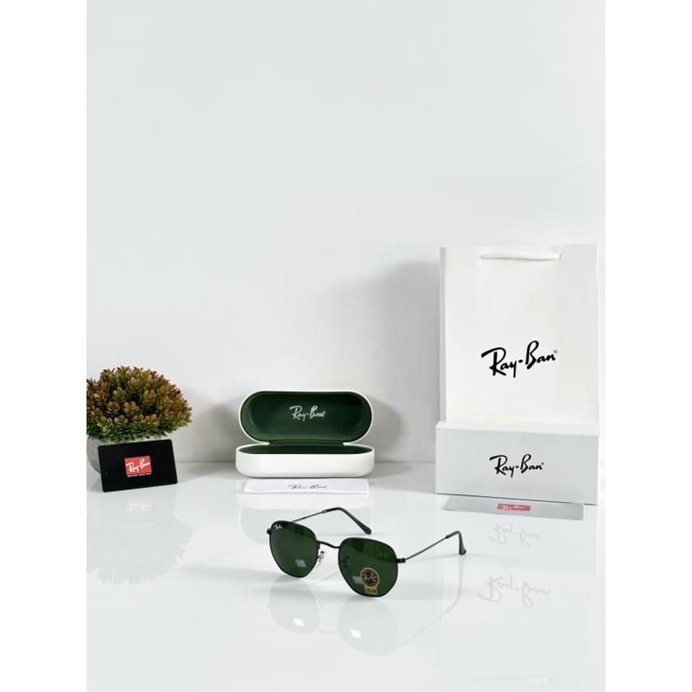 Rey ban 3548 Black Green (GLASS)
