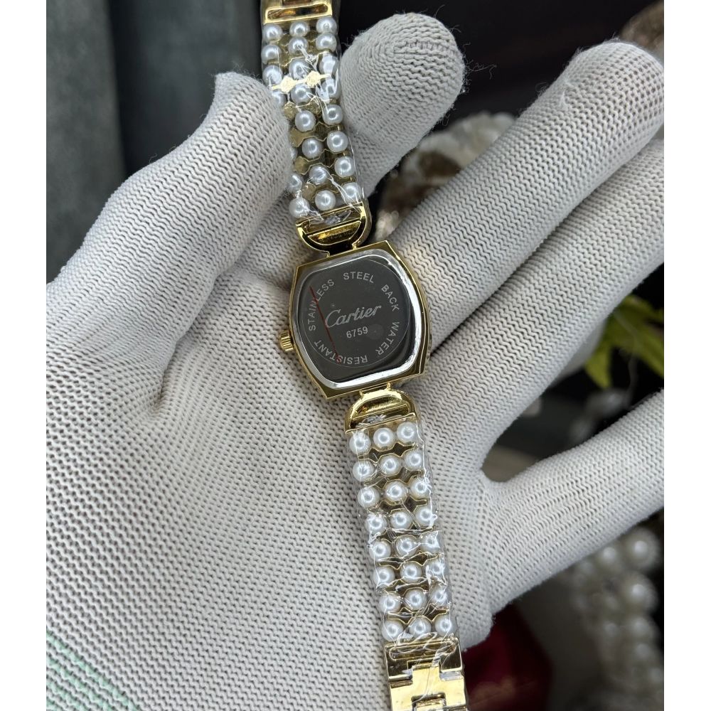 Cartie r Pearls All Gold Premium Watch