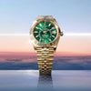 Rollex Sky Dweller Gold Green Jubilee 2025